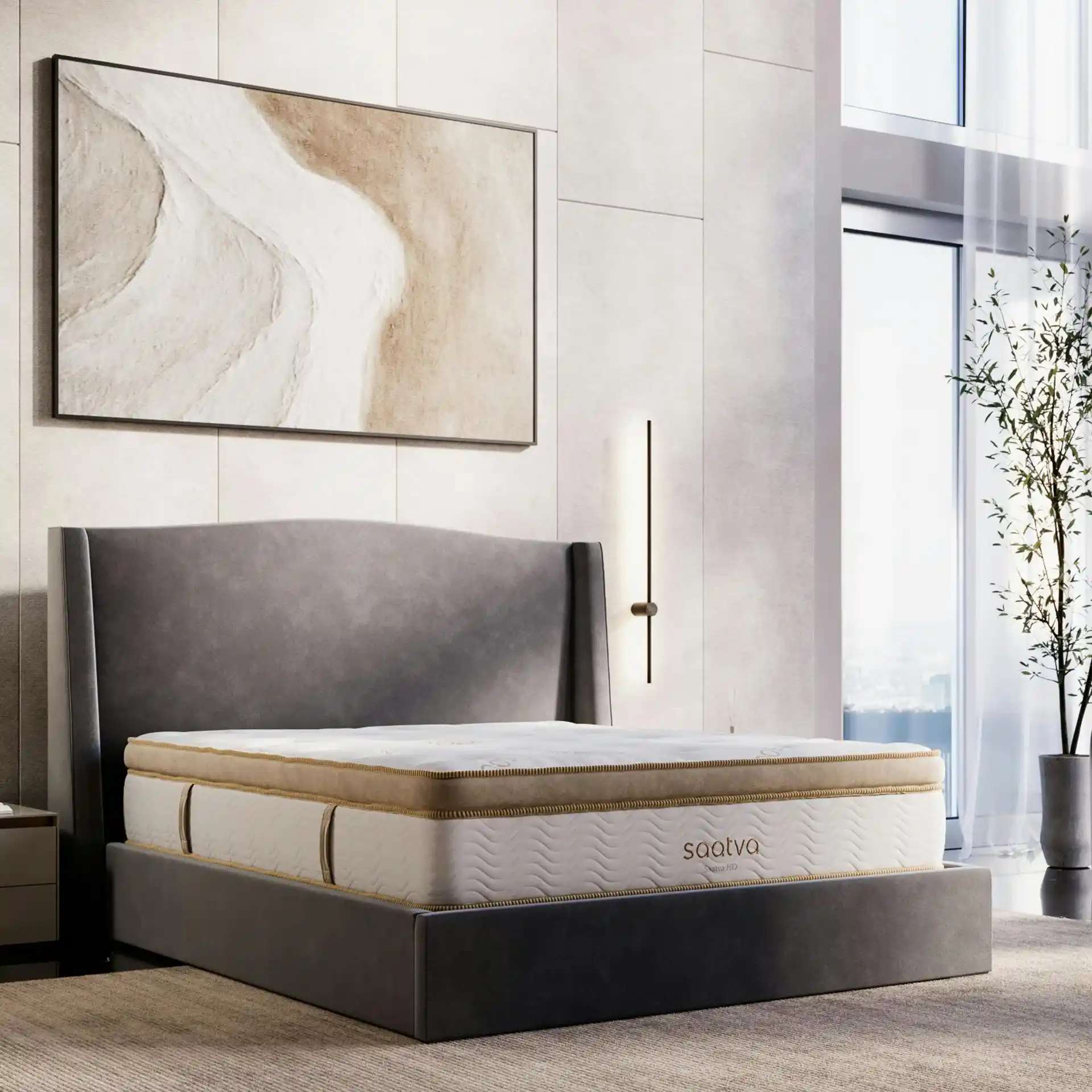 Zenhaven® natural latex mattress offering responsive cushioning and personalized comfort