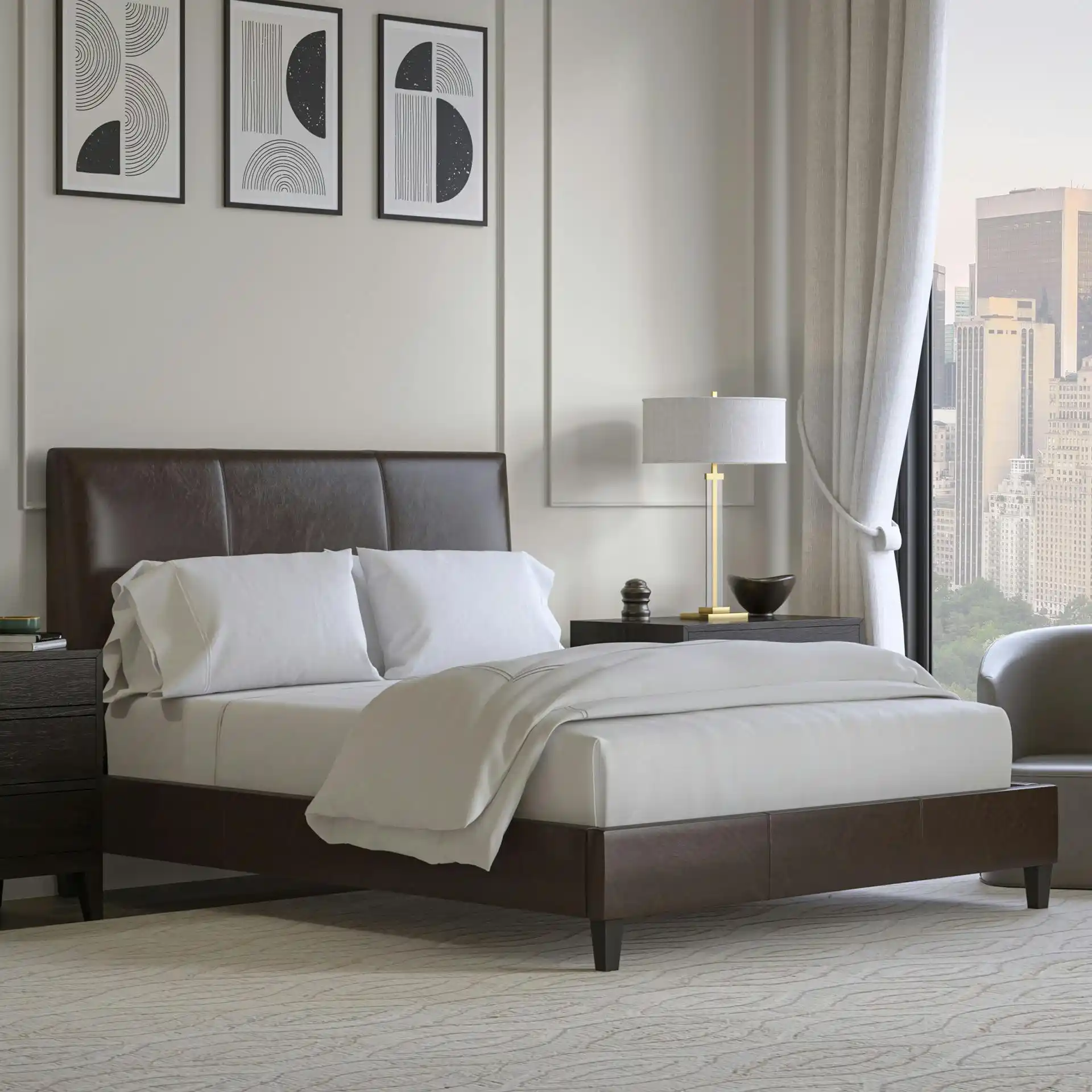 Detailed layered construction of the Zenhaven® natural latex mattress