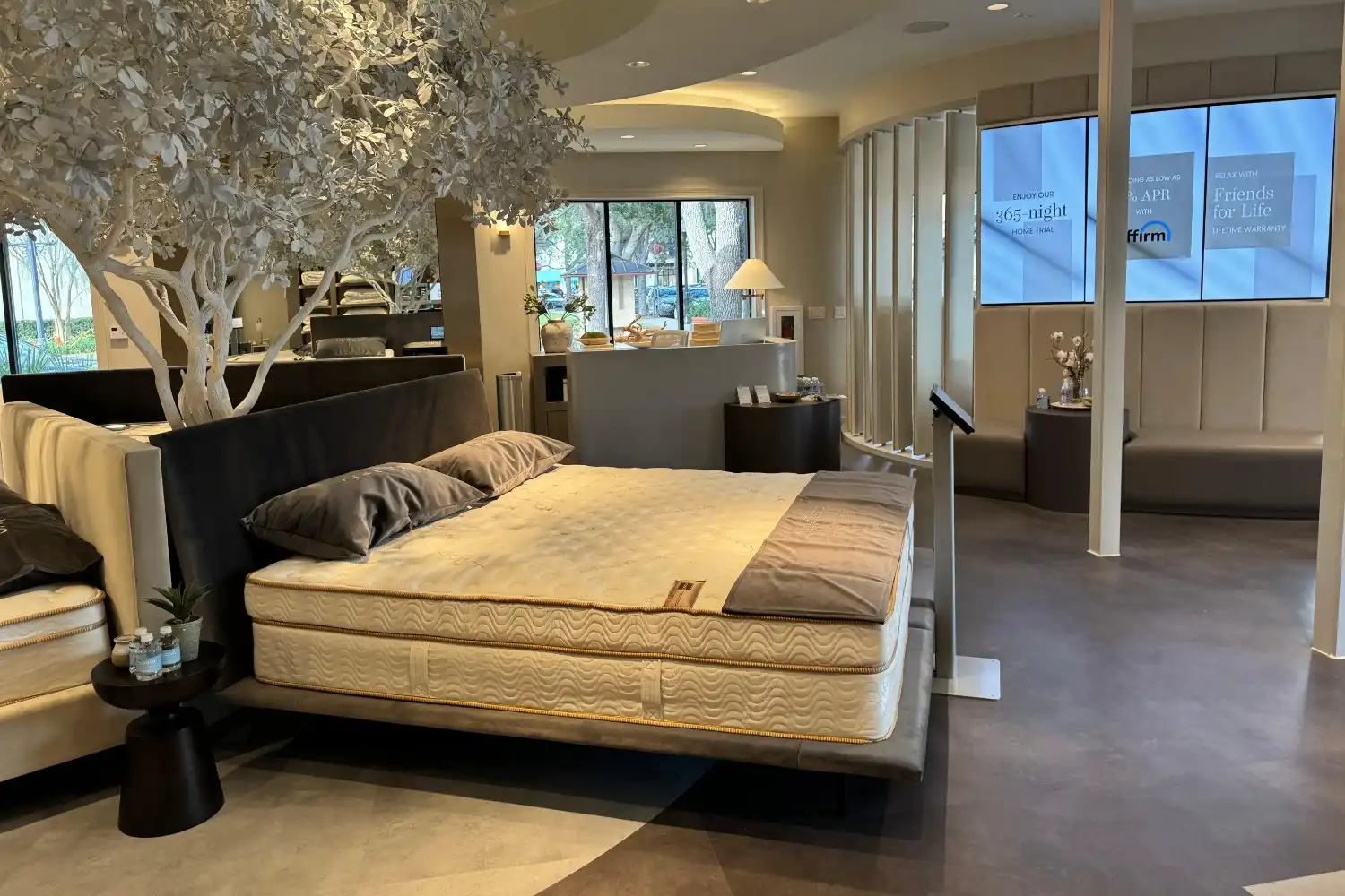 Zenhaven® latex mattress creating a peaceful and comfortable bedroom retreat